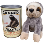 Twiggy the Canned Sloth Plush