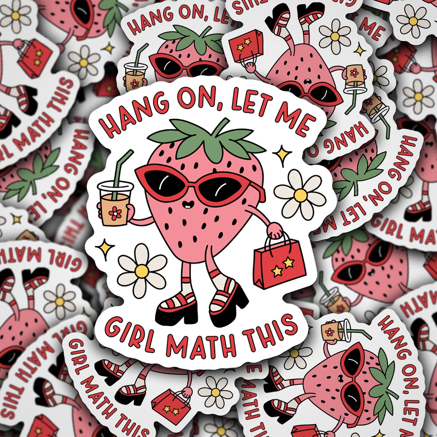 Hang On, Let Me Girl Math This - Vinyl Sticker