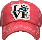 Paw Love Vintage Ballcap