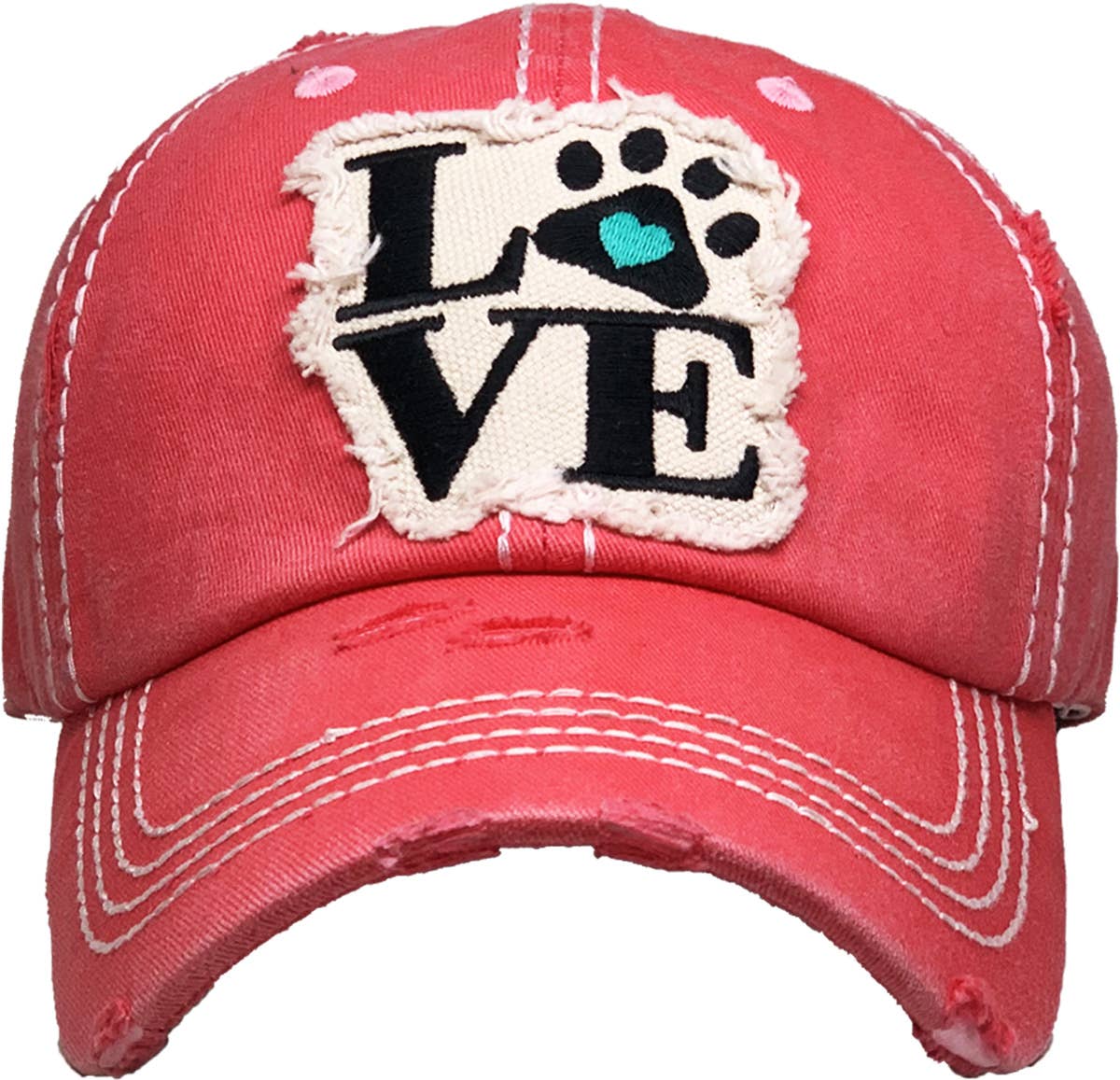 Paw Love Vintage Ballcap