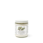 Soy Candle, Fig & Sage, Herbal Scent, Year Round Scent