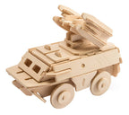3D Wooden Puzzle Bundle Pack: Military Vehicles