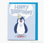 Penguin Happy BRRRTHDAY, Funny Cold Birthday Card