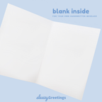 Little Birdie Funny Birthday Card for Men or Women 5x7 Inch