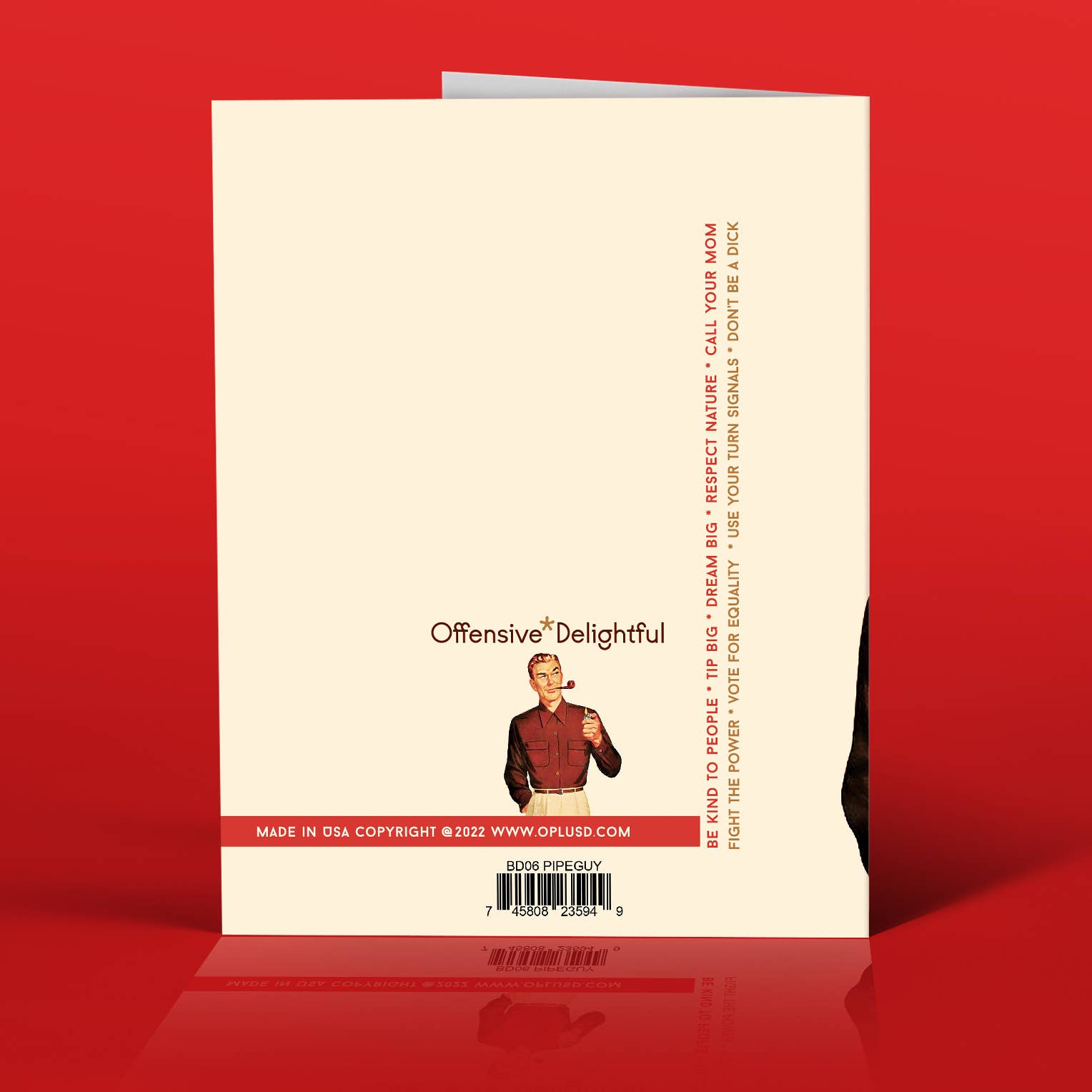 ANOTHER YEAR cool birthday card for men