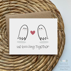 We ‘boo-long’ together - Halloween greeting card image 0