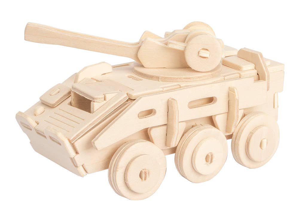 3D Wooden Puzzle Bundle Pack: Military Vehicles