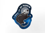 Possum in Space Sticker