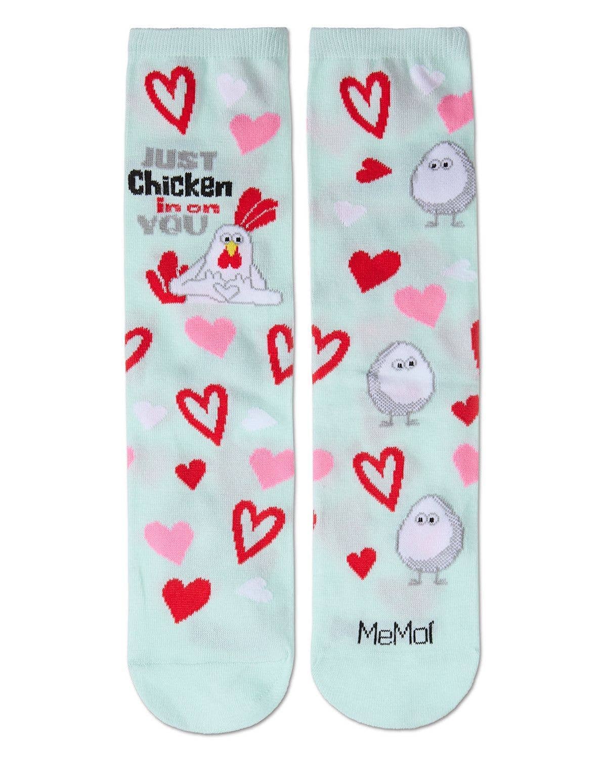 Just Chicken In On You Greeting Card Socks