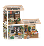 DIY Miniature House Kit: Breezy Time Cafe