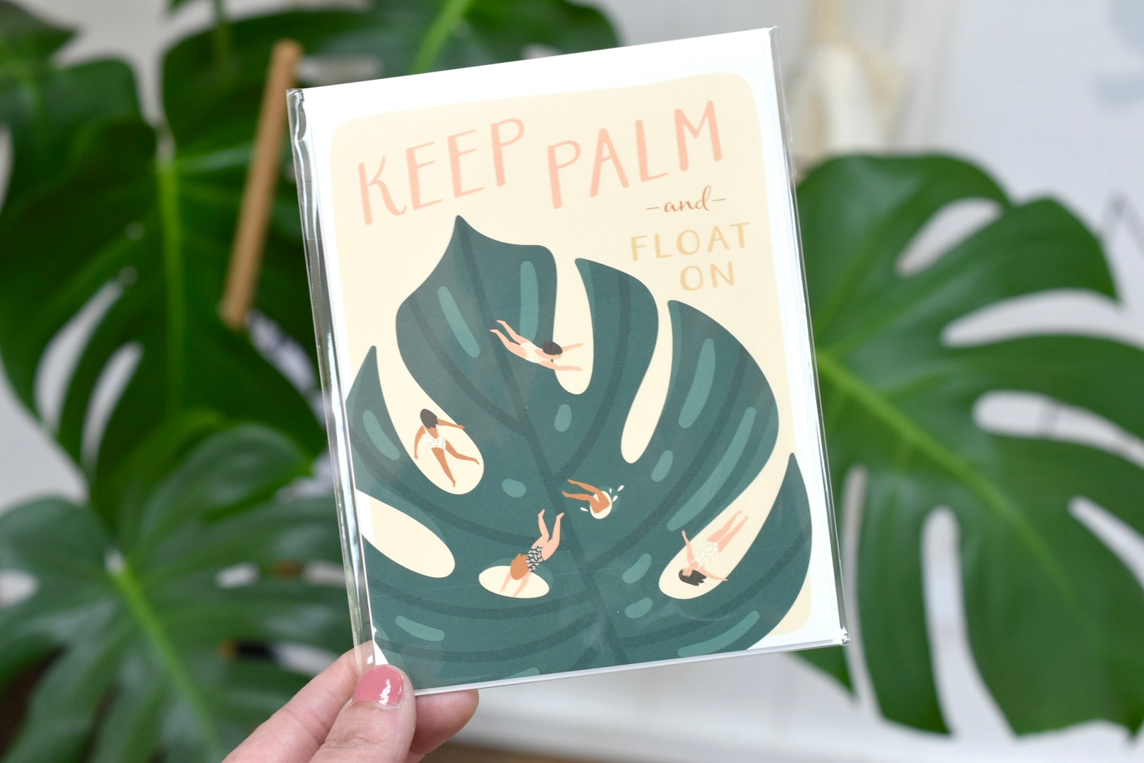 Keep Palm Greeting Card