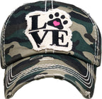 Paw Love Vintage Ballcap
