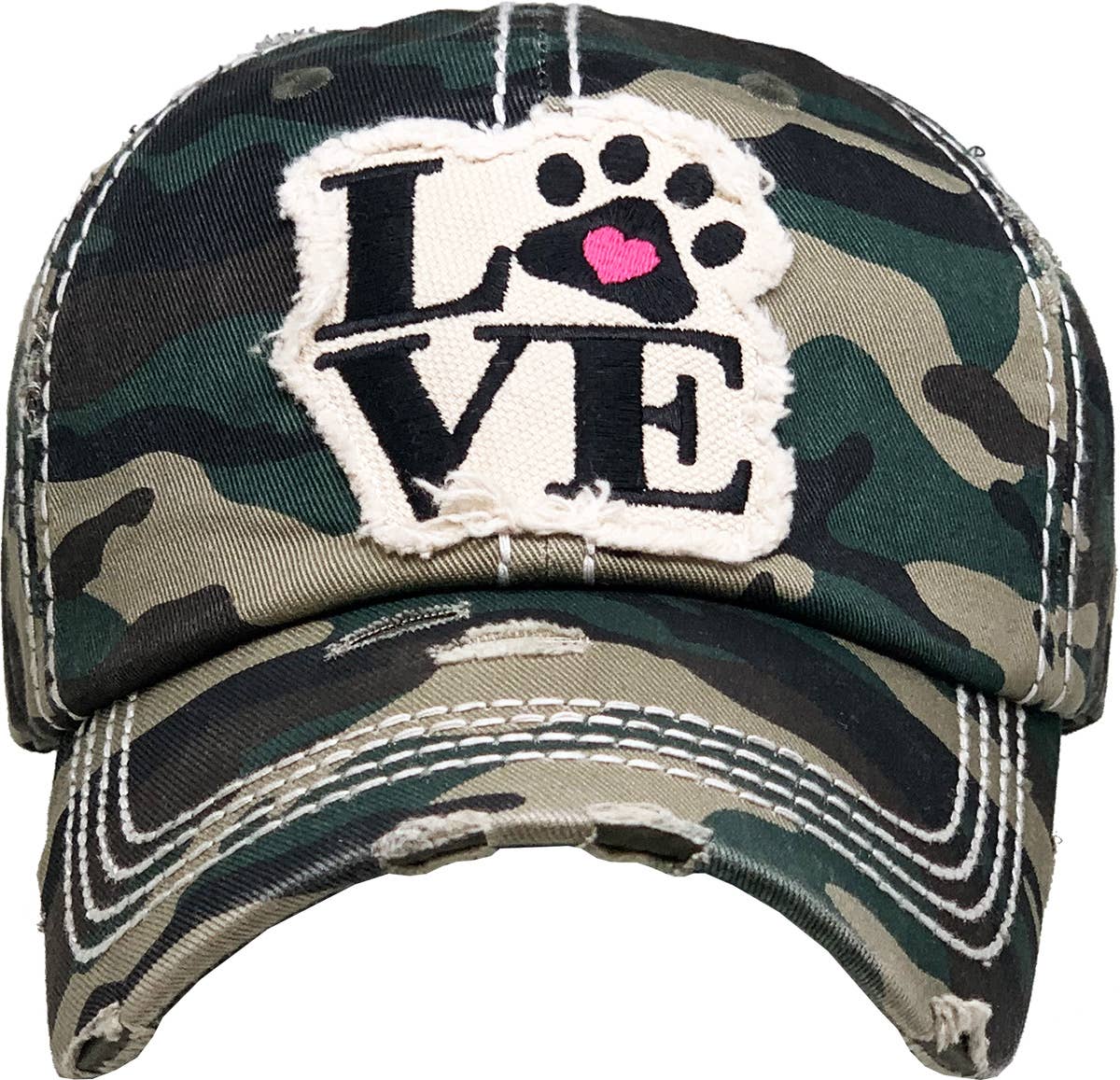 Paw Love Vintage Ballcap