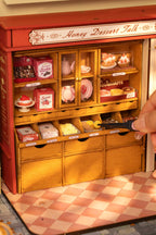 DIY Miniature House Kit: Honey Dessert Talk