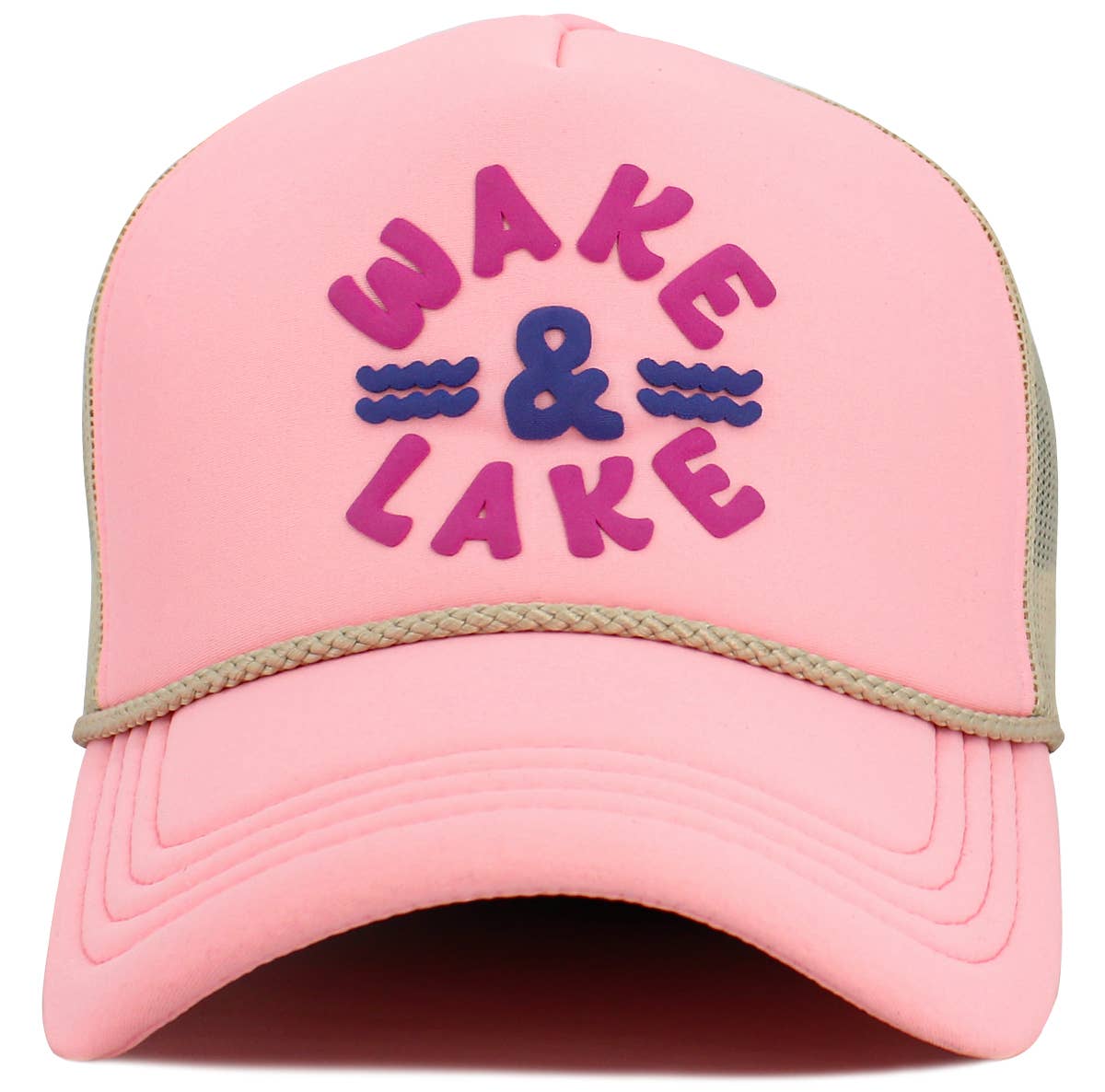 Wake and Lake Foam Trucker Mesh Cap