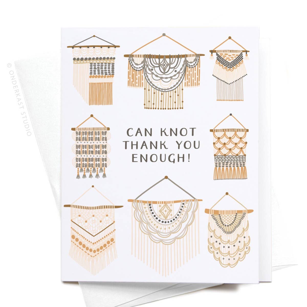 Can Knot Thank You Enough Greeting Card