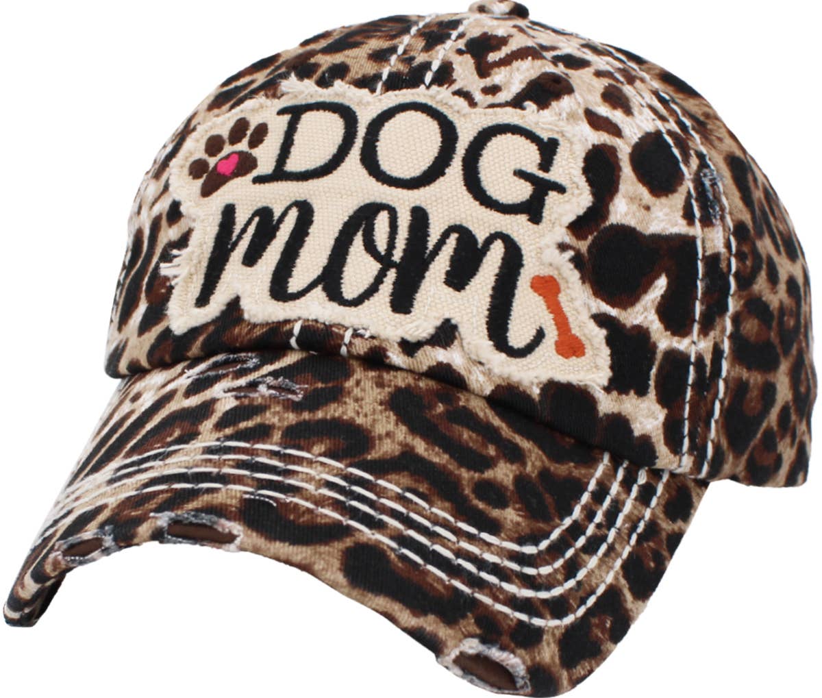 DOG MOM WASHED VINTAGE BALLCAP