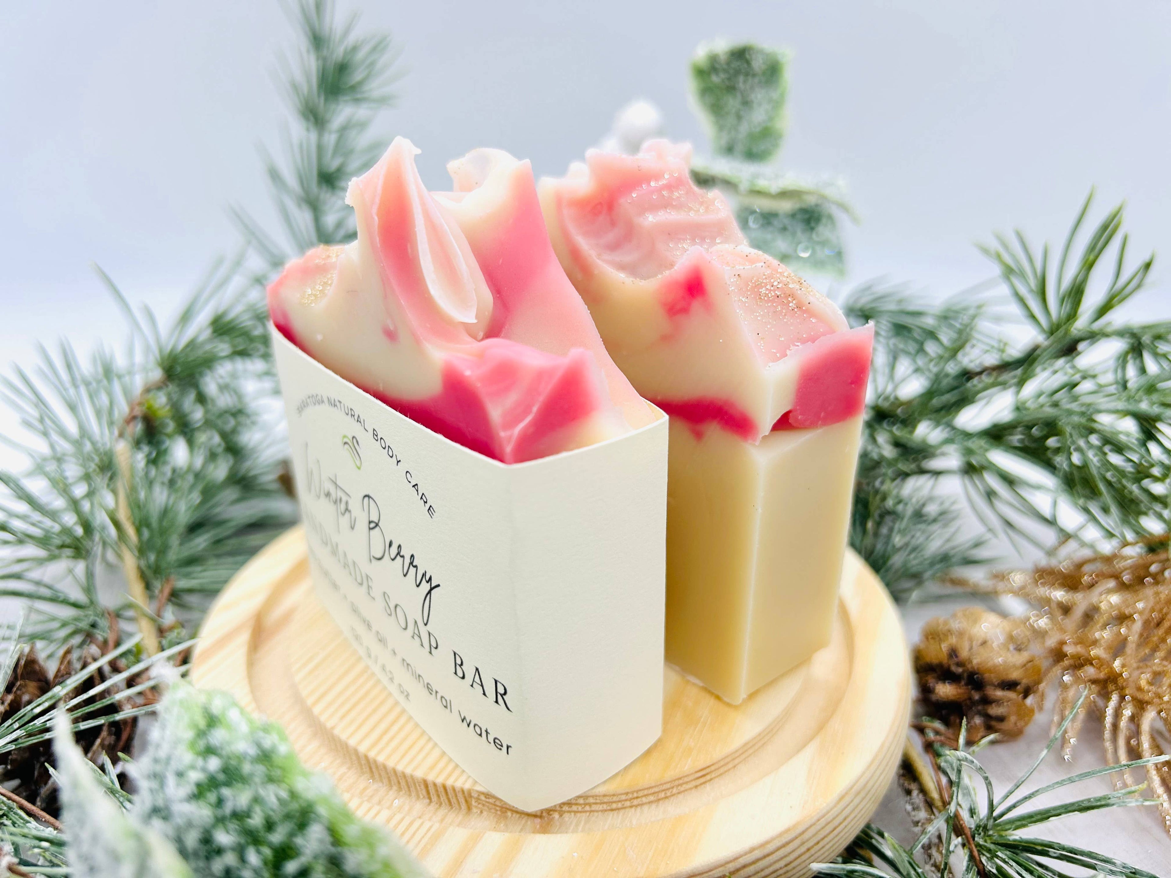 Winter Berry Handmade Soap Bar VEGAN