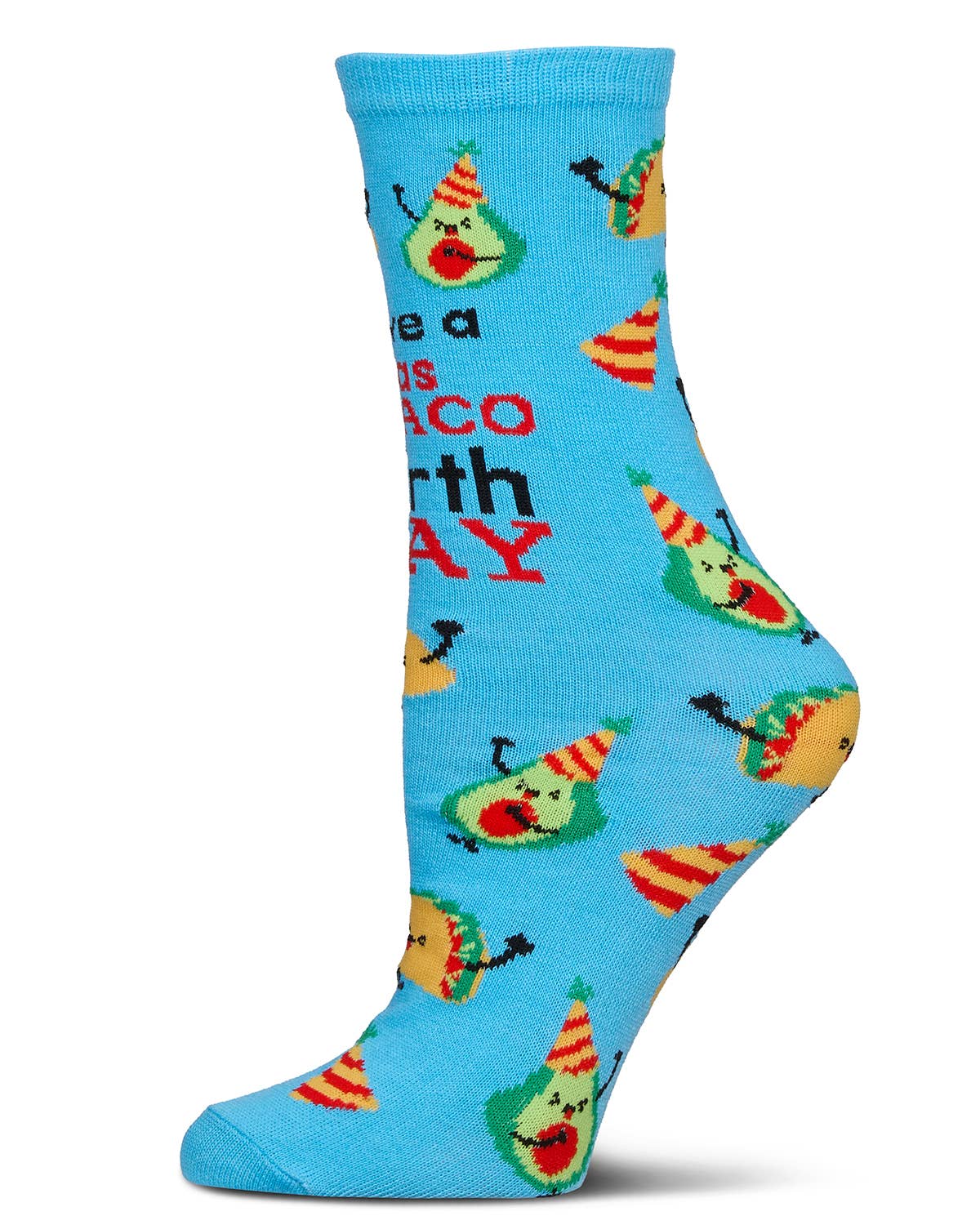 Women's Have a FantasTACO Birthday Greeting Card Socks