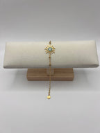 Stainless Steel Evil Eye Bracelet | Charm | Gold