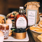 100% Pure Organic Maple Syrup - 12 oz Decorative Glass