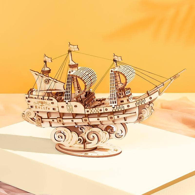 3DWooden Puzzle: Sailing Ship
