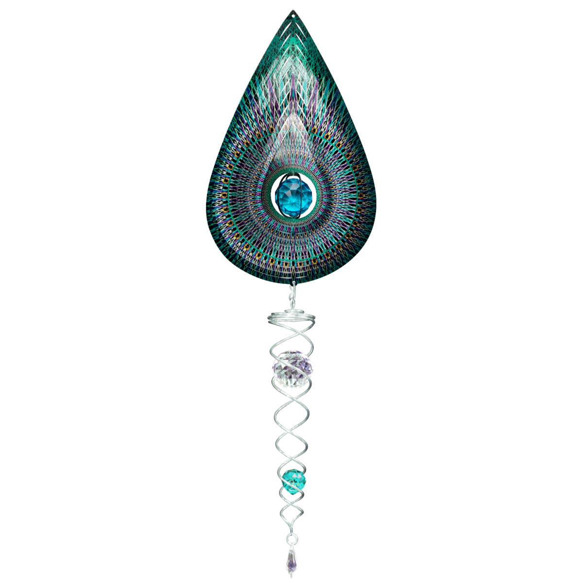 Crystal Cosmic Teardrop - Mini Set Wind Spinner