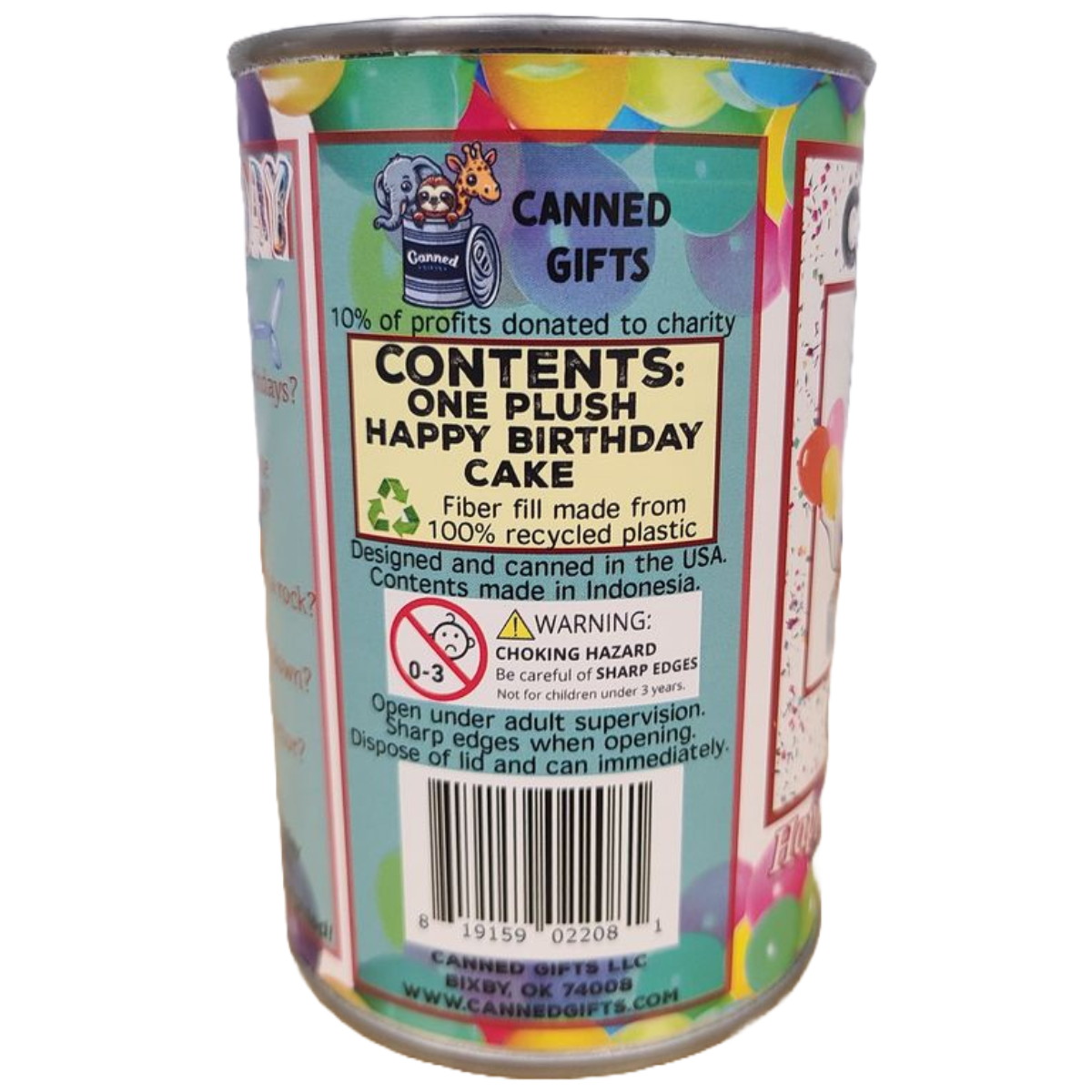Canned Cake Plush