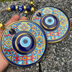 Large Evileye Wall Hanging, Home Protection Decor, Good Luck