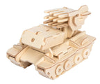 3D Wooden Puzzle Bundle Pack: Military Vehicles