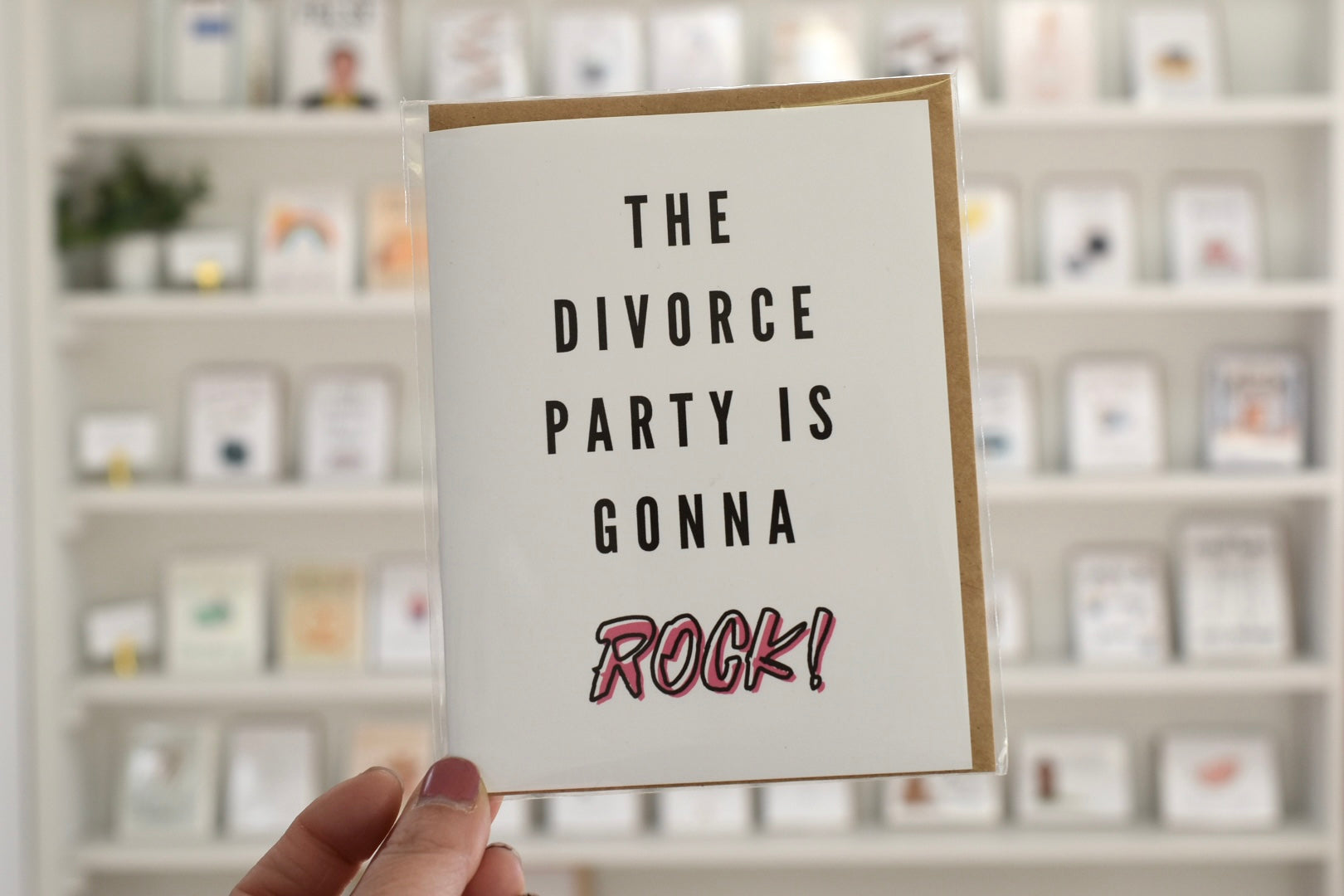 The Divorce Party is gonna rock greeting card