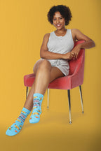 Women's Have a FantasTACO Birthday Greeting Card Socks