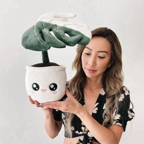 Monstera Deliciosa Albo Variegata Plushie