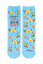 Women's Have a FantasTACO Birthday Greeting Card Socks