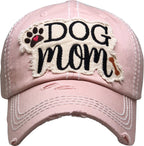 DOG MOM WASHED VINTAGE BALLCAP