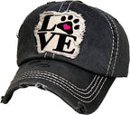 Paw Love Vintage Ballcap