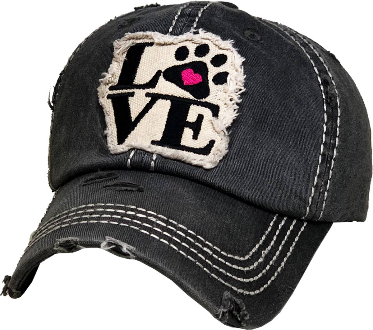Paw Love Vintage Ballcap