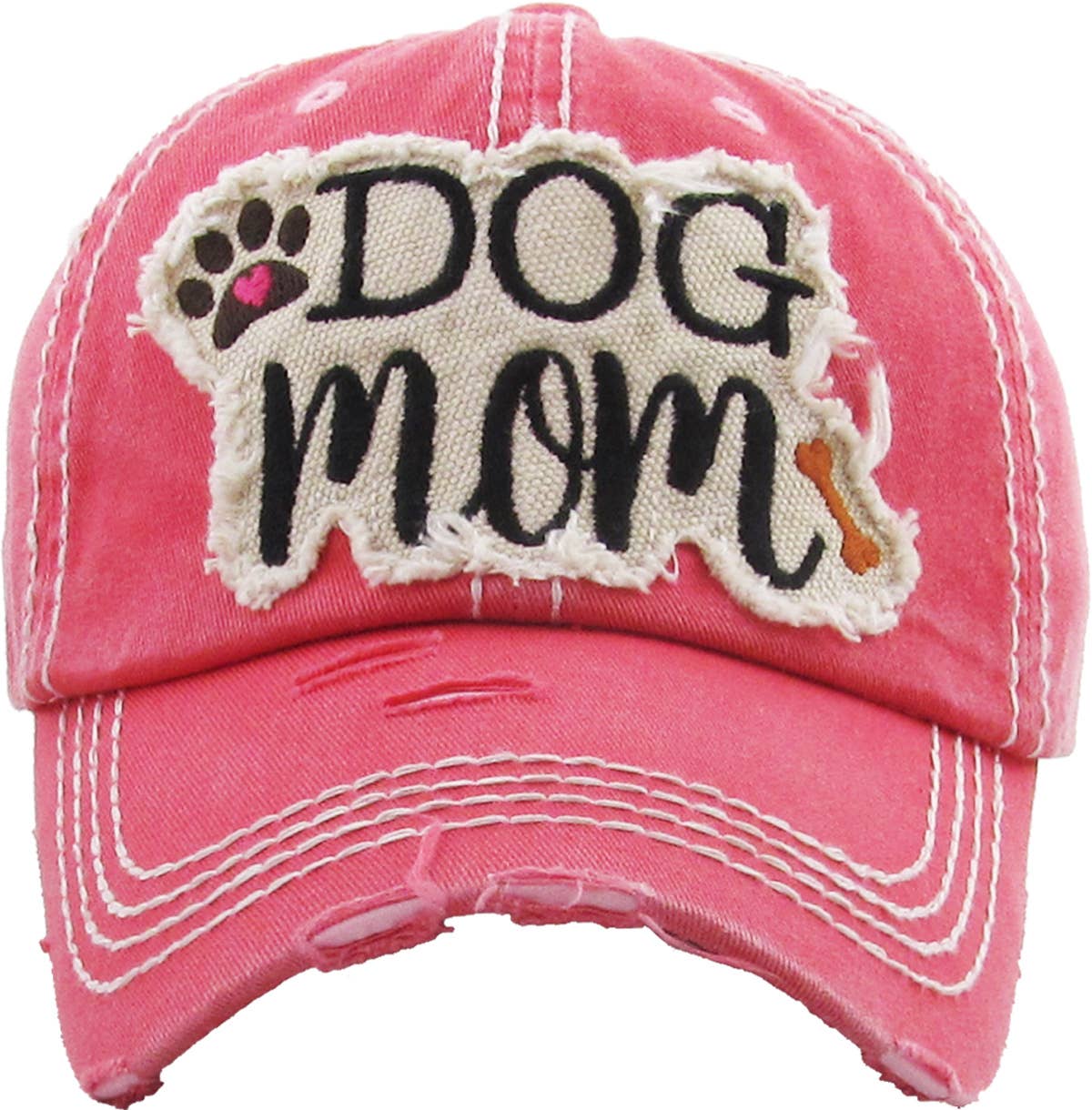 DOG MOM WASHED VINTAGE BALLCAP