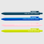 Passive Aggressive Corporate Lingo Jotter Pen Set