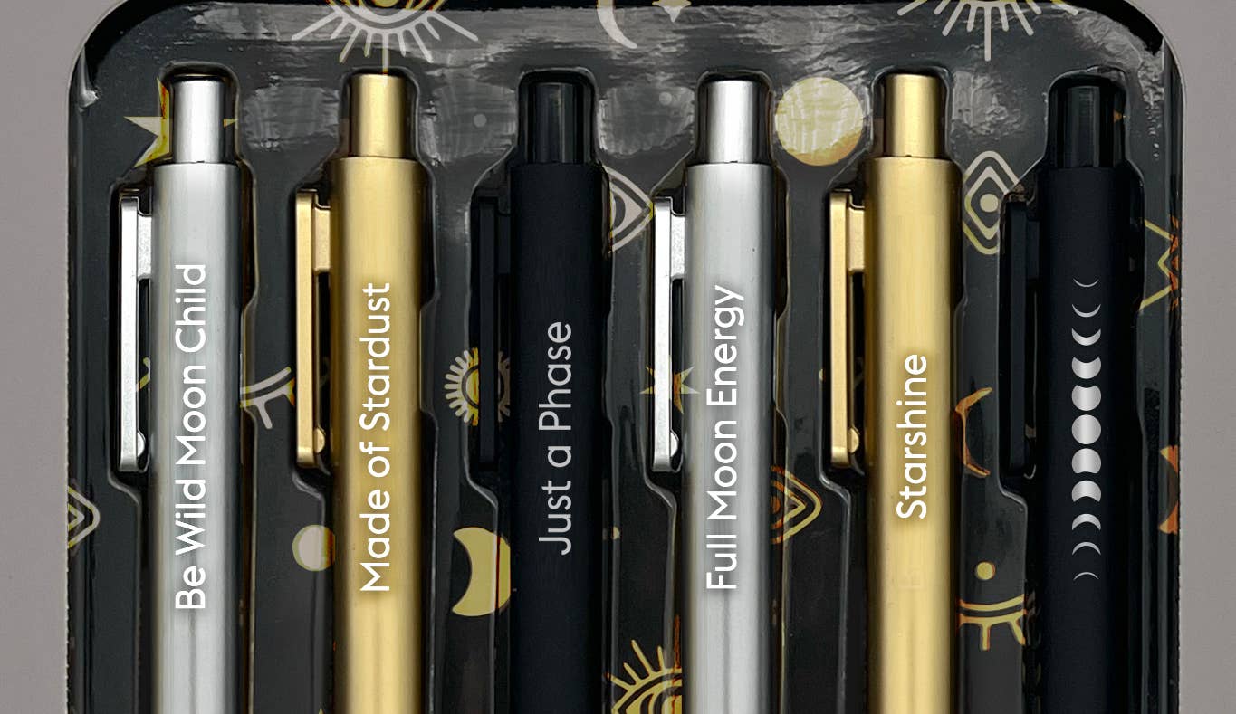 BE WILD MOON CHILD - GEL PEN SET