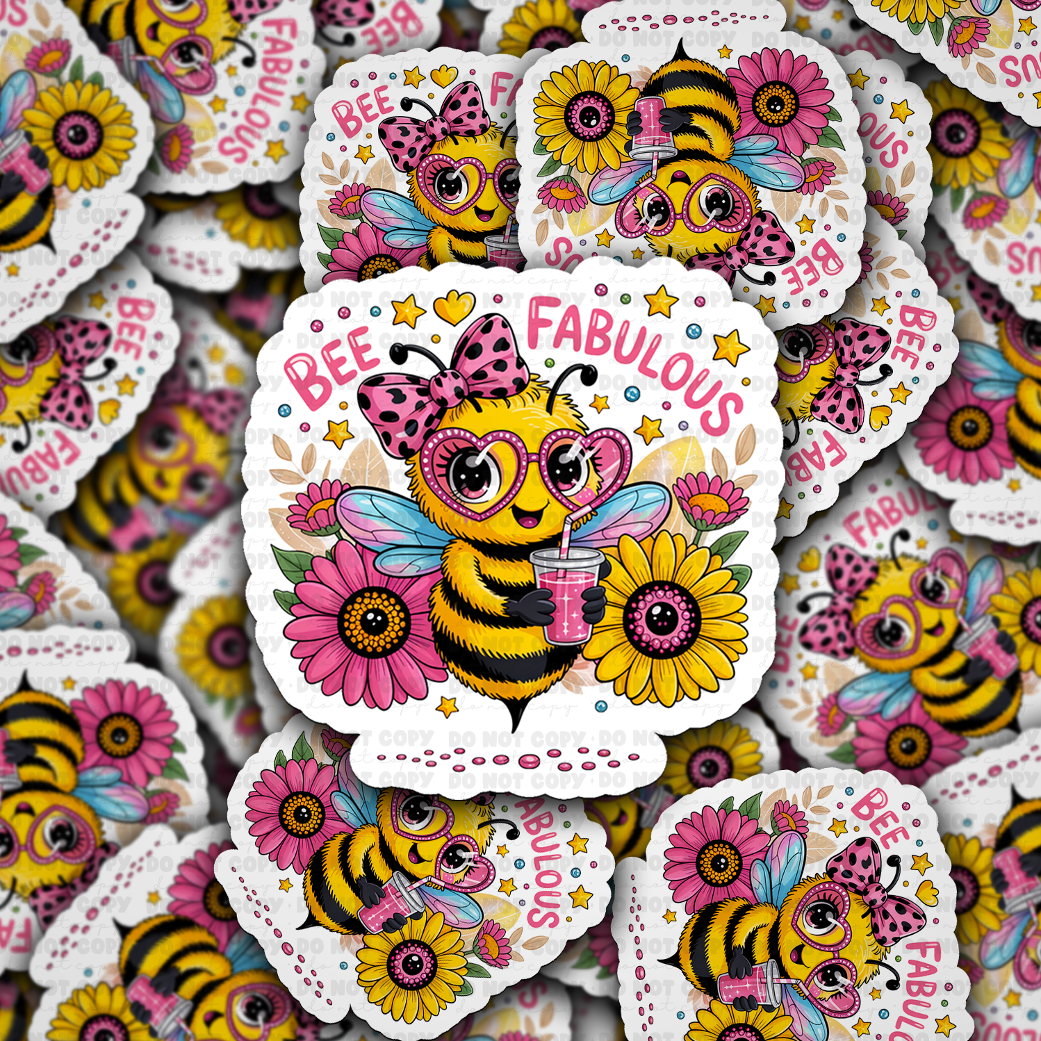 Bee fabulous Die Cut Sticker