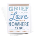 Grief Is Love With Nowhere to Go Greeting Card