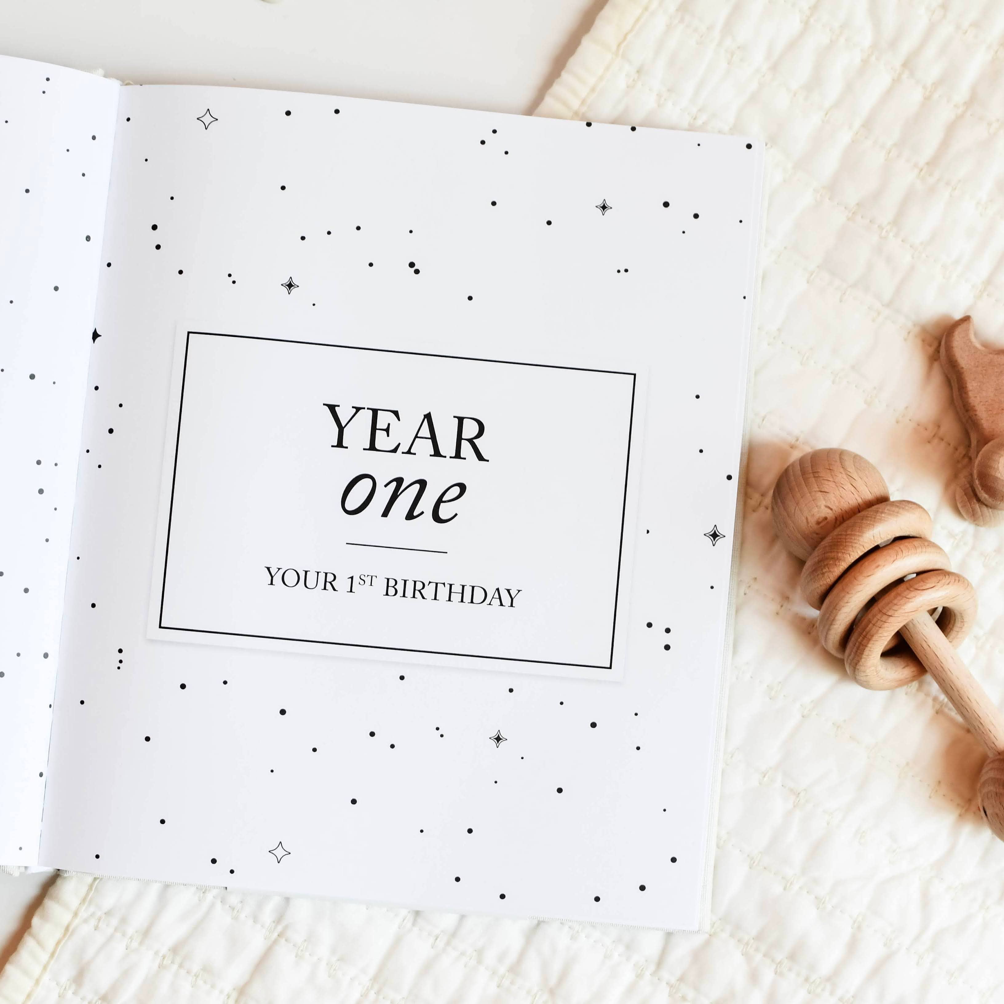 Childhood Memory Book for New Mom Gift | Baby Photo Album