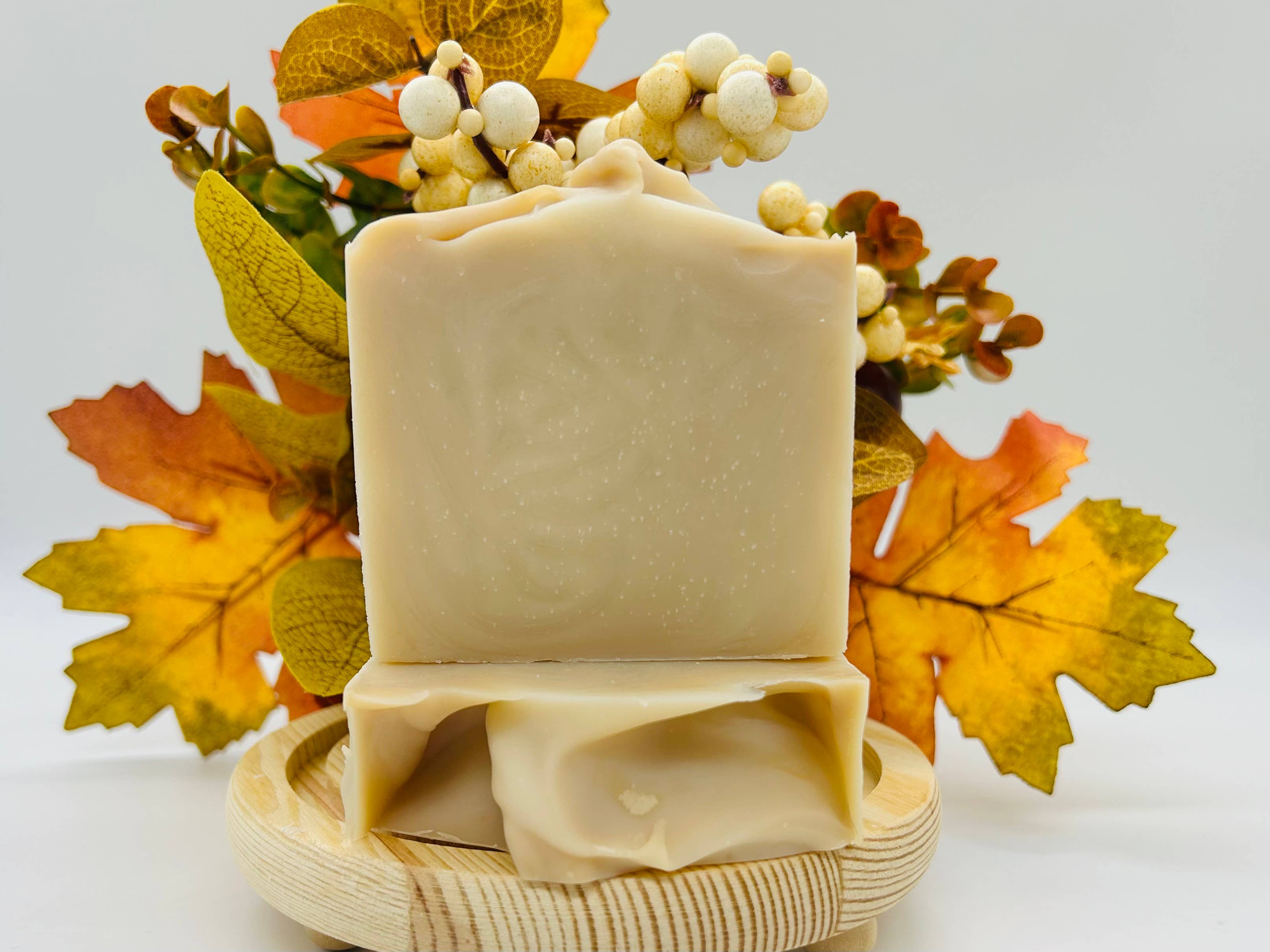 FALL Pumpkin Sandalwood Handmade Soap Bar VEGAN