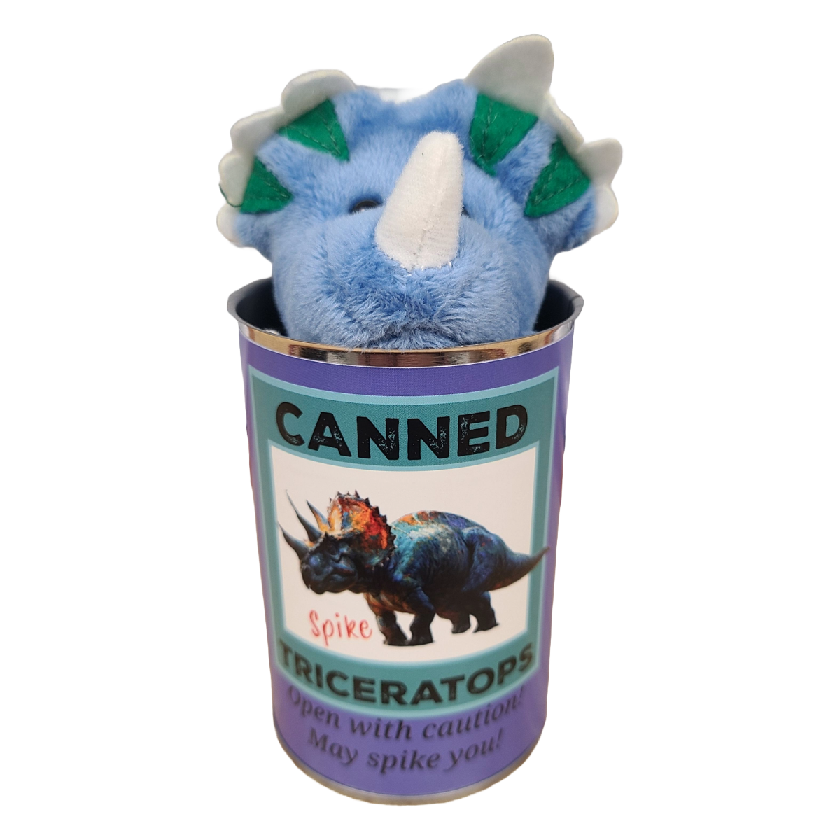 Spike the Canned Triceratops Plush