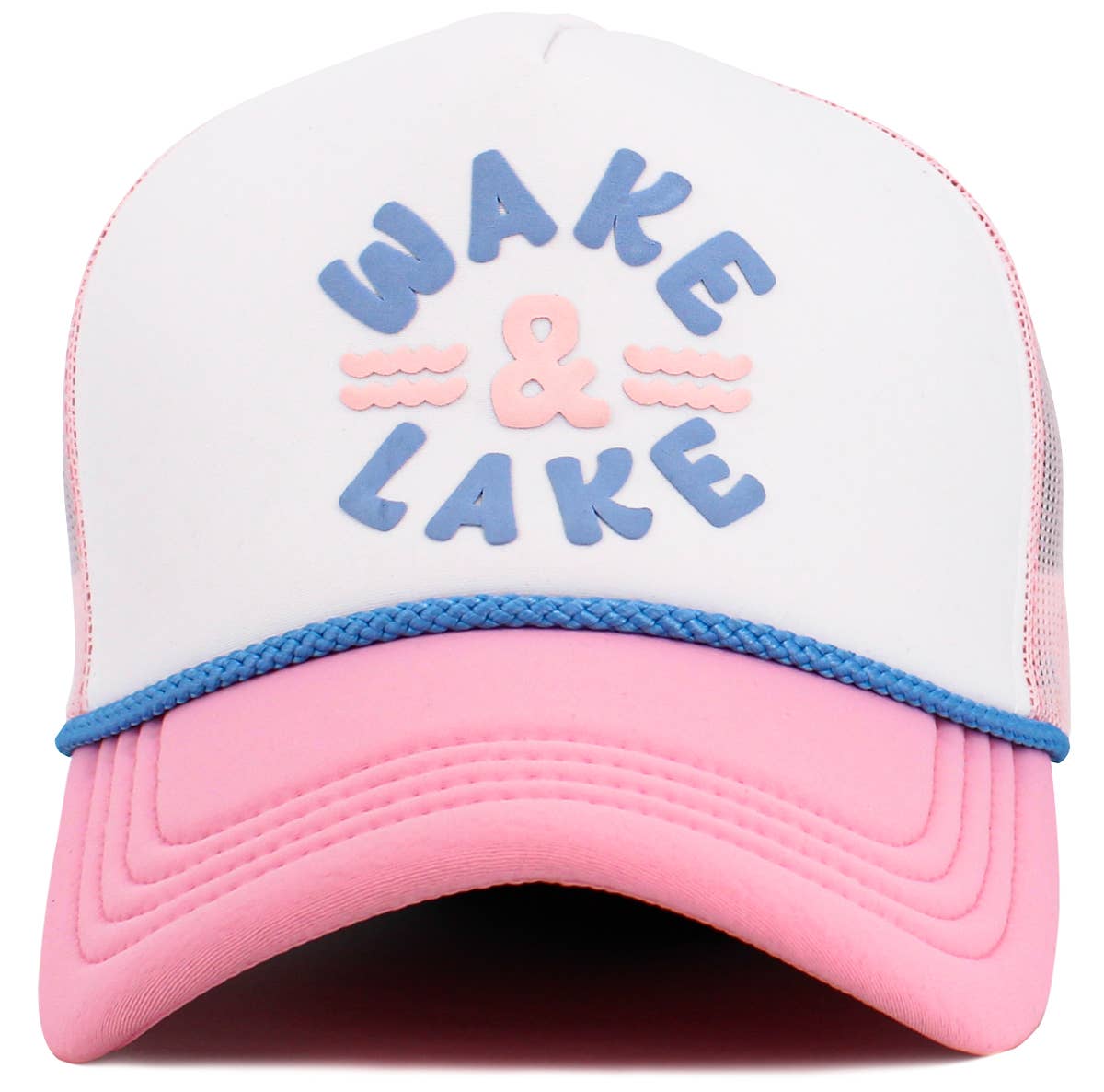 Wake and Lake Foam Trucker Mesh Cap