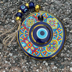 Large Evileye Wall Hanging, Home Protection Decor, Good Luck