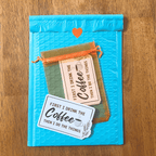 First I Drink The Coffee, Waterproof Sticker