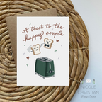 "A Toast to the happy couple" - Greeting Card image 0
