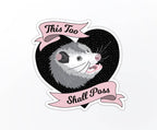 Wise Possum Sticker